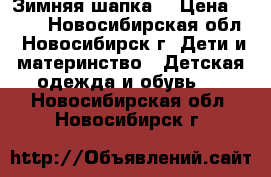 Зимняя шапка  › Цена ­ 500 - Новосибирская обл., Новосибирск г. Дети и материнство » Детская одежда и обувь   . Новосибирская обл.,Новосибирск г.